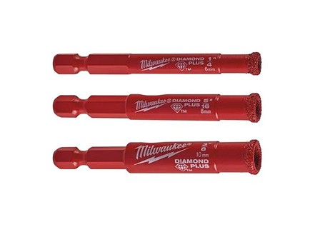 Milwaukee set dijamantskih burgija 3 komada (6,8,10mm)