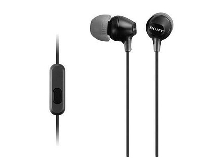 SONY MDR-EX15APB Crne slušalice