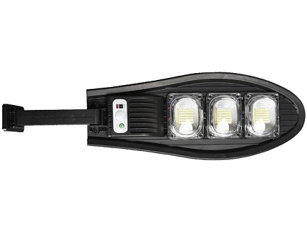 LED solarna ulicna lampa sa dalj. senz. pokr. 25W 800lm IP65
