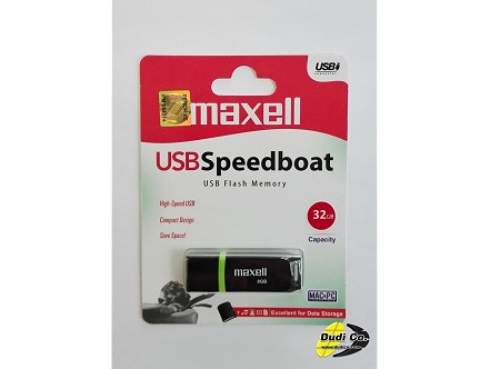 Maxell usb speedboat 2.0 black 32gb