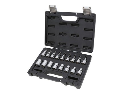 Beta set nasadnih Torx ključeva muški i ženski (set 17 delova)