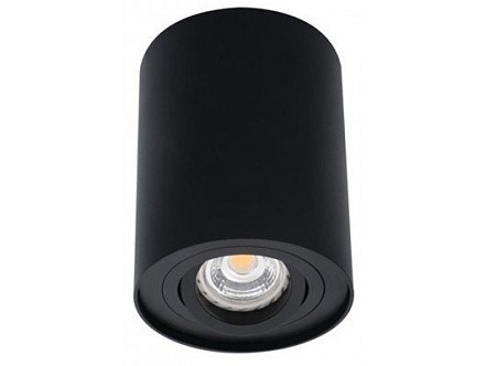 Plafonska lampa valjak okretni GU10 125mm crna IP20
