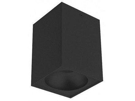 Plafonska lampa kocka GU10 140mm crna IP20