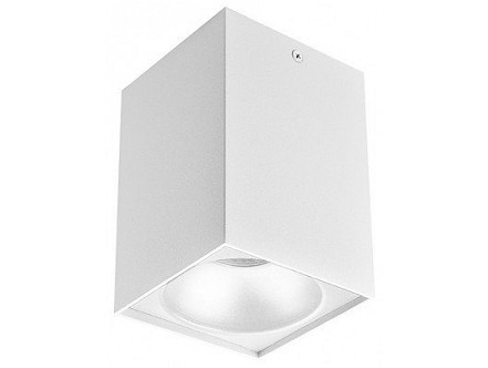 Plafonska lampa kocka GU10 140mm bela IP20