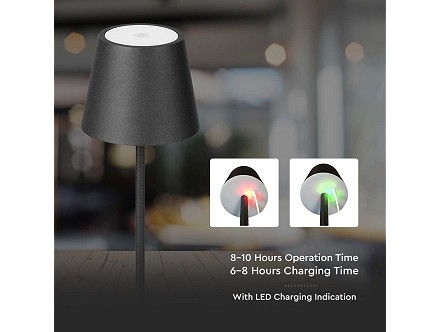 STONA LED PUNJIVA LAMPA 3W WW DIMABILNA IP44 2887 VTAC
