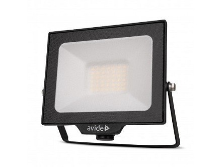 LED reflektor SMD 30W CW 6400K opc. senzor IP44 crna 3000lm