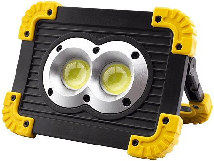 LED radionicka lampa 6W+1W dupla baterija