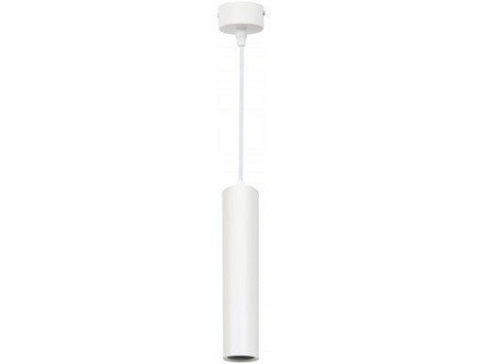Viseca lampa valjak GU10 100mm bela IP20