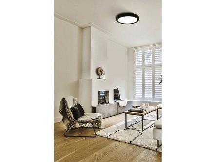 LED PLAFONJERA 24W NW IDUN 74037 CRNA IP44 ECO EGLO