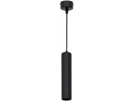 Viseca lampa valjak GU10 240mm crna IP20