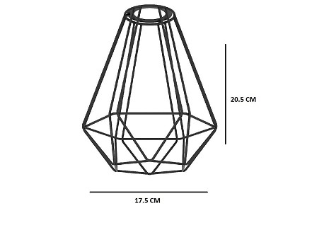ABAZUR ZA LAMPE 1XE27 METALNI 74056 ECO EGLO