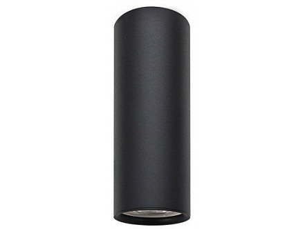 Plafonska lampa valjak GU10 100mm crna IP20