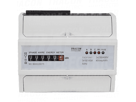 Elektromeh.brojilo za dir. merenje trofazna 7 mod.400VAC / 1