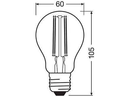 LED SIJALICA FILAMENT E27 6W WW 2700K DIMABILNA WIFI LEDVANCE