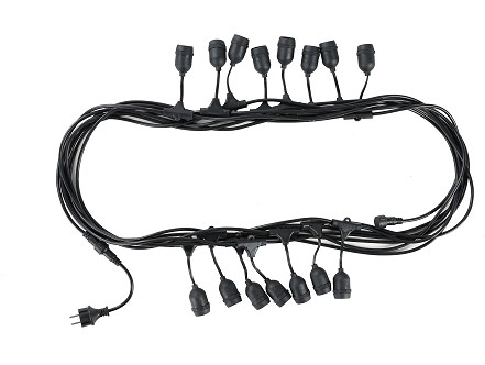 Niz grla sa kablom 15m IP44 15 grla E27
