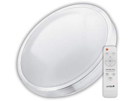 LED plafonjera Oyster Pandora CCT alu 48W sa daljinskim