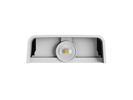 SPOLJNA LED ZIDNA LAMPA 2W CCT LUNARIX 1 BELA SPECTRUM