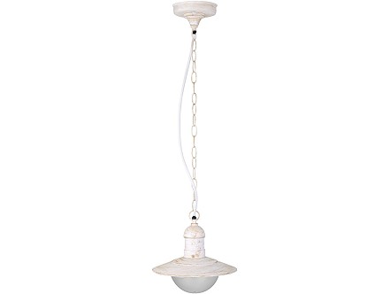 Fenjer visilica Imperial E27 IP44 bela 240x830mm