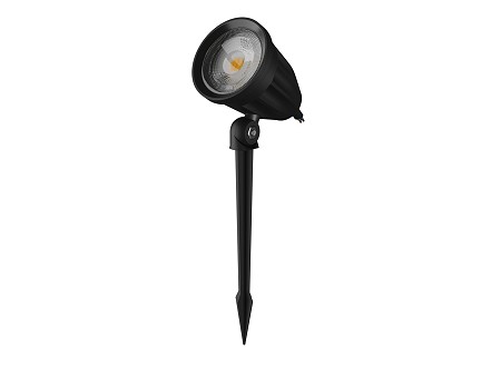 SPOLJNA PODNA UBODNA LED LAMPA 6W CW FLORI LIGERO BLACK SPECTRUM