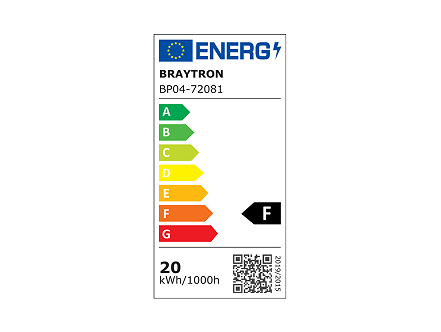 LED PANEL UGRADNO NADGRADNI FLEX 20W 3IN1 KVAD CRNI BRAYTRON