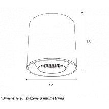 MAGNETNA ŠINSKA SLIM RASVETA 48V 6W BELA LED26 YT80 BBLINK (650083)
