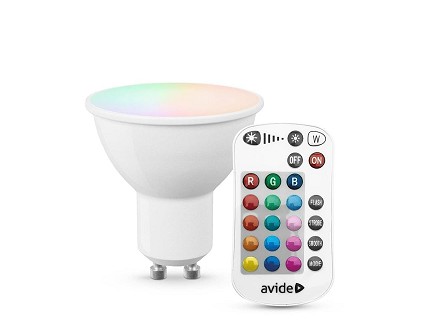 LED sijalica Smart GU10 2.9W RGB+W 2700K sa IR daljinskim