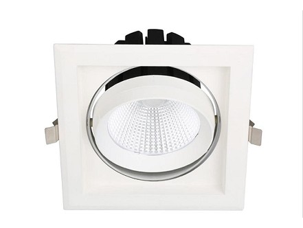 LED downlighter kockasti 1x30W Sein IP20 2800lm WW 3000K 20
