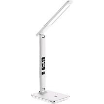 LED stona lampa Office Leather 6W 5000K bela