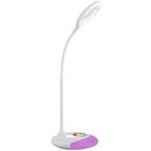 LED stona lampa RGB White 4W 4000K bela sa adapterom