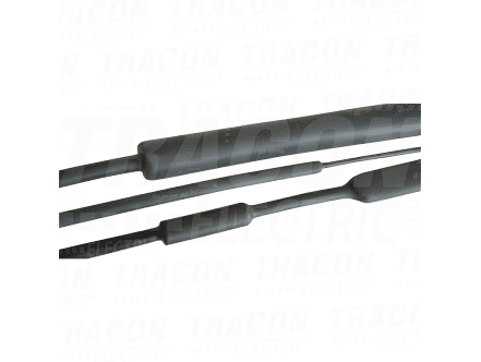 Termoskupljajuci buzir 4:1 sa lepkom crni 175/55mm