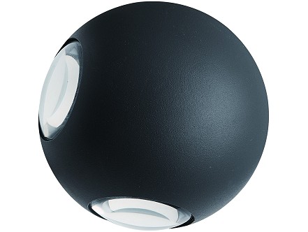 LED spoljna zidna cetvorostrana lampa 12W WW IP54 AVIDE