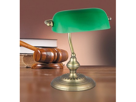 STONA LAMPA BANKARKA ZELENA 1XE27 4038 RABALUX