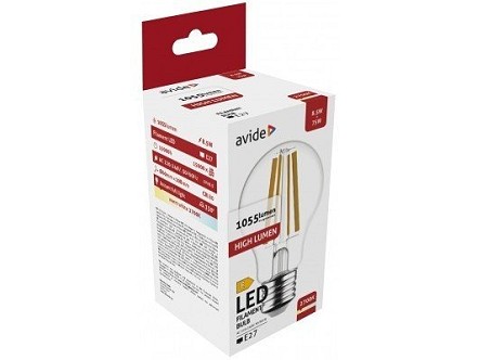 LED Filament lopta 8.5W E27 WW 2700K 1055lm