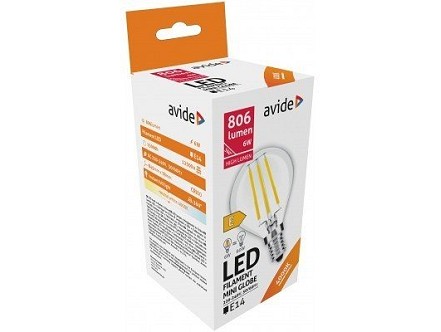 LED sijalica filament malibalon 6W E14 NW 4000K High Lum