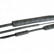 Termoskupljajuci buzir 4:1 sa lepkom crni 40/12mm