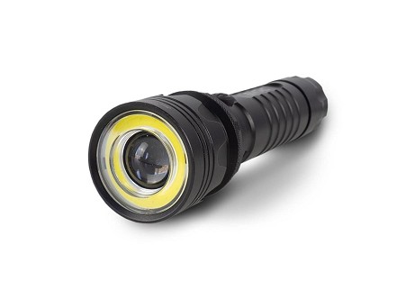 Dzepna lampa Zoom punjiva Aluminijum 10W crna