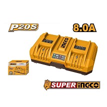 Ingco FCLI2082 20V Dupli punjač 4A + 4A