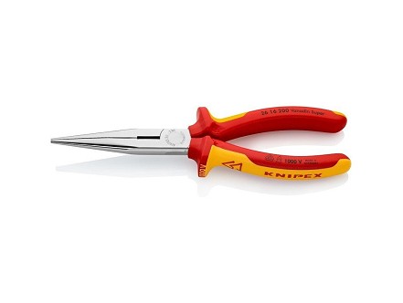 Knipex klešta špic prava 1000V VDE 200mm u blister pakovanju 26 16 200 SB