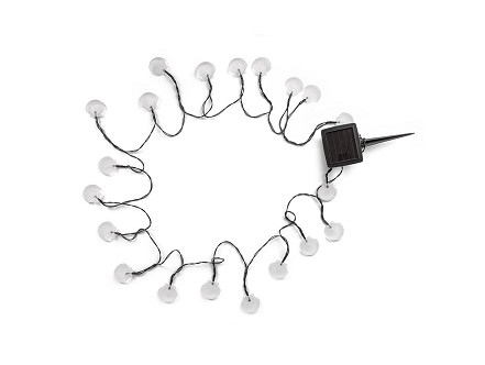 Solarna LED lampa 20 skoljka figura 5.8m IP44