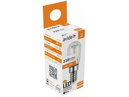 LED Filament sijalica T26 2 W E14 NW 4000K 220lm
