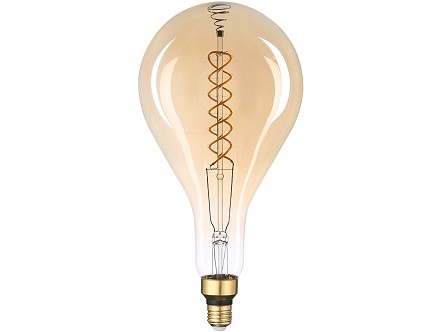 LED Filament Jumbo Rialto Amber 8W 160x320mm 500lm E27 2400K