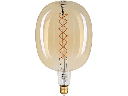 LED Filament Jumbo Vasco Amber 8W 170x285mm E27 2400K Dimm
