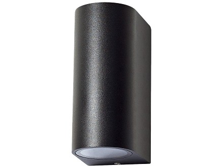 Spoljna zidna lampa Alega 2xGU10 IP44 Crna