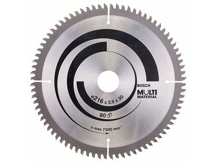 Bosch List kružne testere Multi Material 216mm Z80