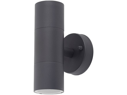 Spoljna zidna lampa Peka 2xGU10 IP44 Antracit
