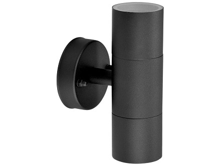 Spoljna zidna lampa Peka 2xGU10 IP44 Crna