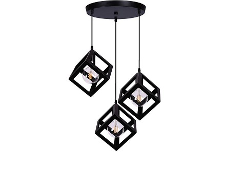 VISILICA 3XE27 MPDF STUDIO BK 10203