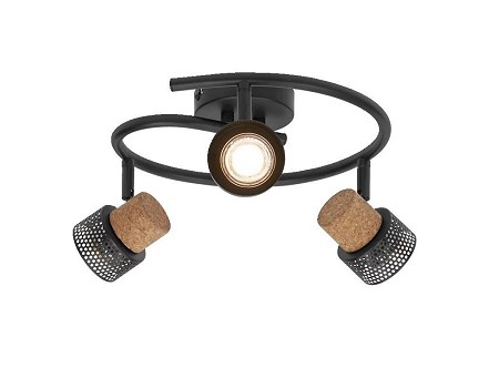 SPOT LAMPA 3XGU10 DECOR CORK BK LEDVANCE