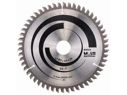 Bosch List kružne testere Multi Material 190mm Z54