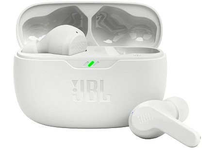 JBL WaveBeam Bluetooth slušalice bela